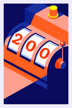 Make 200 spins in one game session